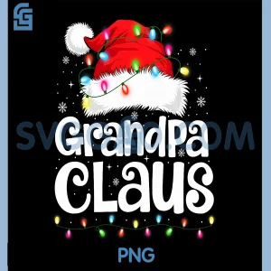 Grandpa Claus PNG, Matching Family Christmas PNG, Funny Xmas PNG