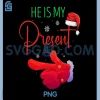 He is My Holiday Surprise PNG, Funny Christmas Pointing PNG
