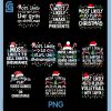 Most Likely To Shake The Presents PNG Bundle, Cute Christmas Humor PNG Bundle