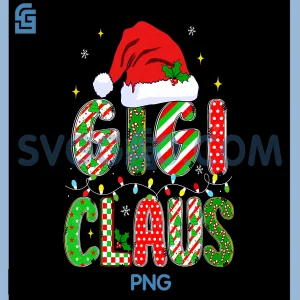 HUGvyn Christmas PNG, Gigi Claus PNG, Family Matching PNG