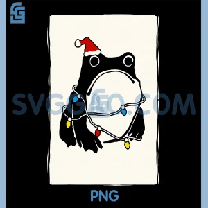 Japanese Art Frog PNG, Funny Ugly Christmas PNG
