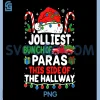Jolliest Bunch of Paras PNG, Funny Christmas Para Educator PNG