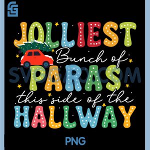 Para Educator Christmas PNG, Jolliest Bunch of Paras Design PNG