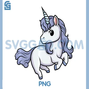 Kawaii Unicorn PNG, Funny Cute Unicorn PNG