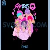 Kpop Demon Hunters PNG, Halloween Saja Boys PNG, Demon Group Portrait PNG