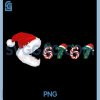 Merry Christmas Eating 67 PNG, Meme Six Seven PNG