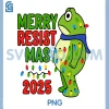 Merry Christmas Portland 2025 PNG, Resistmas Frogs Christmas PNG