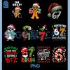 67 Christmas PNG Bundle, Funny Winter Celebration Bundle PNG