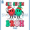 6 7 Meme Six Seven PNG, Xmas Funny 67 Christmas PNG