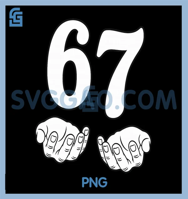 Six Seven 6 7 Funny PNG, 67 Gen Alpha Slang PNG, 6-7 Meme School PNG ...
