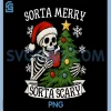 Skeleton Santa Sips Hot Cocoa PNG, Christmas Fear Meets Cheer PNG 2 Skeleton Santa Sips Hot Cocoa PNG, Christmas Fear Meets Cheer PNG
