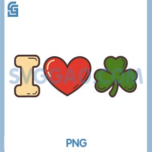 St Patricks Day PNG, I Love Shamrock Clever PNG, Funny Irish Pride PNG