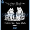 Toad sat and did Nothing PNG, Frog sat with him PNG, Funny Design PNG 1 Toad sat and did Nothing PNG, Frog sat with him PNG, Funny Design PNG