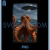UFO Distressed Octopus PNG, Selfie with Funny Invasion Alien PNG 1 UFO Distressed Octopus PNG, Selfie with Funny Invasion Alien PNG