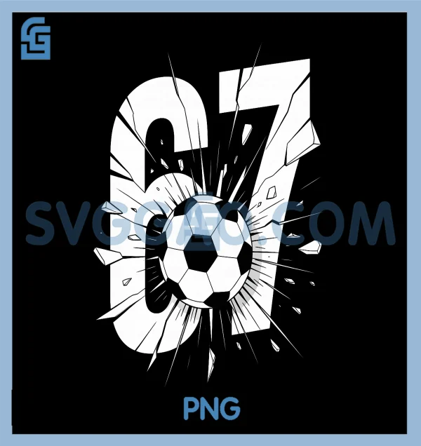 67 Soccer PNG, Six Seven 6 7 Meme 67 PNG – SVGGAO