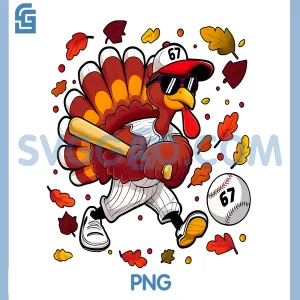 Funny Baseball Turkey PNG, 67 Thanksgiving Funny PNG