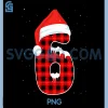 67 Christmas Red Plaid Xmas PNG, Funny Six Seven 6 7 Meme PNG