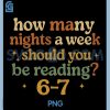Teacher 6-7 Reading Joke PNG, Funny Book Lover Illustration Classroom PNG
