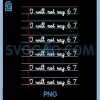 I Will Not Say 67 PNG, Teacher Classroom Humor PNG