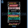 Journey Iconic Tape Deck Hits PNG, Retro Vintage Chest Poster PNG