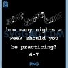 Music Teacher 6 7 PNG, Funny Number 67 Meme PNG