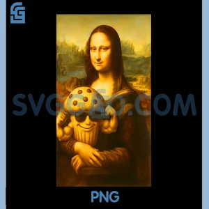 Stud Muffin Funny PNG, Stud Muffin Mona Lisa Art PNG