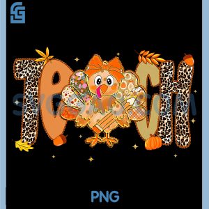 Thanksgiving Turkey Teach Thankful PNG, Teacher Girly Bow PNG