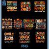 Cousins Giving 2025 Retro PNG Bundle, Thanksgiving Family Matching Fall Bundle PNG