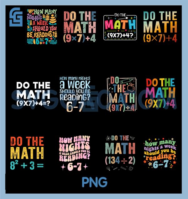Do The Math 67 Meme PNG Bundle, 6 7 Funny Six Seven Bundle PNG – SVGGAO