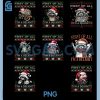 Im A Delight Merry Christmas Bundle PNG, Funny Raccoon First of All PNG Bundle