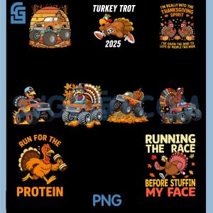 Im Really into The Thanksgiving PNG Bundle, Spirt I've Given The Bird PNG Bundle
