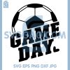 Soccer Game Day Graphic SVG, Bold Football Match Design SVG