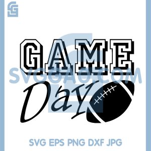 Game Day Spirit SVG, Football Energy For Every Big Match SVG