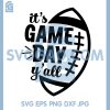 Its Game Day Yall Football SVG, Cute Football Heart Design SVG 2 Its Game Day Yall Football SVG, Cute Football Heart Design SVG