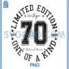 70 Year Old Vintage PNG, 1955 Limited Edition PNG, 70th Birthday PNG