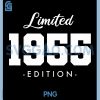 1955 Limited Edition PNG, 70th Birthday PNG