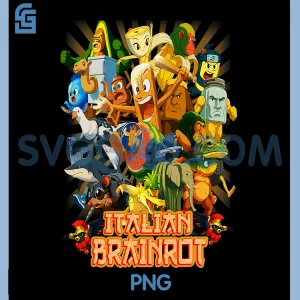 All Brainrot Italian PNG, Anime Cute Friends PNG