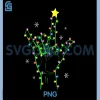 ASL Christmas PNG, Christmas Tree Lights PNG, American Sign Language PNG