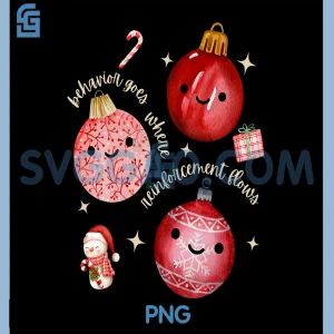 Behavior Goes Where Reinforcement Flows PNG, ABA RBT Christmas PNG
