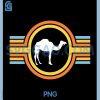 Camel Dromedary Bactrian Cute PNG, Funny Zoo Animal 70s Retro PNG 2 Camel Dromedary Bactrian Cute PNG, Funny Zoo Animal 70s Retro PNG
