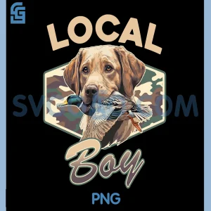 Camo Southern Local Boy PNG, Labrador Duck Hunting Outdoor Nature PNG