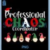 Chaos Coordinator Staffs Teacher PNG, Funny Christmas Cute Gnome PNG