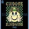 Choose Kindness PNG, Retro Camo Be Kind Inspirational PNG