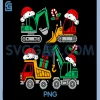 Christmas Construction PNG, Vehicles Truck Xmas PNG
