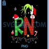Christmas RN Registered Nurse PNG, Holiday Healthcare Xmas Santa PNG