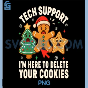 Tech Support Here to Delete PNG, Cookies Xmas PNG