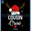 Cousin Crew Christmas PNG, Happy Chrismas PNG