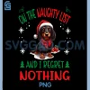 Cute Dachshund Wiener Doxie dog PNG, Dog Christmas PNG