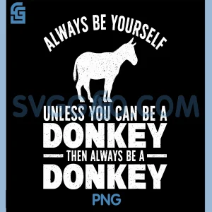 Cute Donkey Art PNG, Animal Donkey Lover PNG
