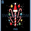Cute Peppermint PNG, Stick Bow Christmas PNG, Holiday Retro Winter Des PNG
